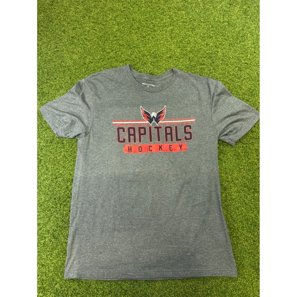 Wright‎ and Ditson Washington Capitals NHL Hockey T-Shirt Mens Large Gray L